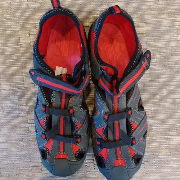 Merrell Hydro Red/Gray Hiking Sandals Mens size 7/Wms Size 8.5 - Picture 6 of 11